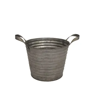 Zinc Ribbed Bucket