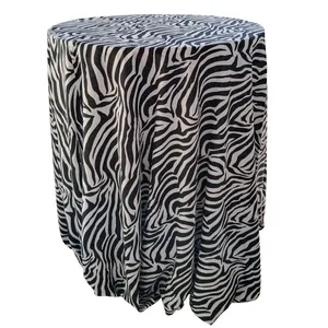 Zebra Print Tablceloth