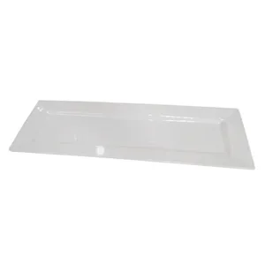 White China Narrow Rectangular Platters 