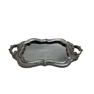 Small Silver Mirror Tray