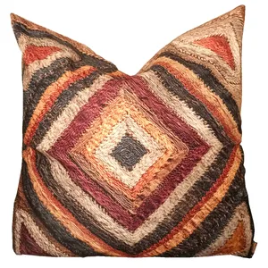 Multicolour Geometric Cushion Cover
