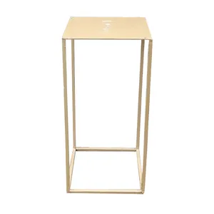 Gold Metal Plinth - Medium