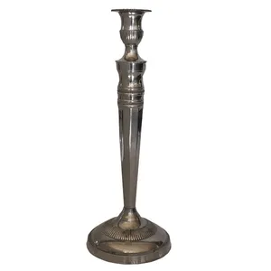 Silver Candlestick Straight Sided
