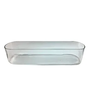 Clear Glass Troughs 