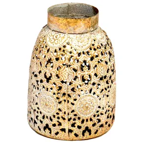 Antique Gold Bottle Shape Vase