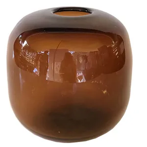 Brown Glass Vase