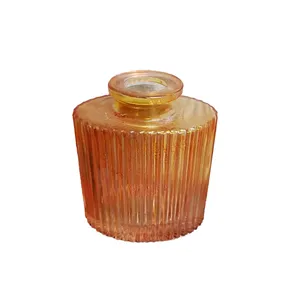 Orange Bottle Bud Vase - Small