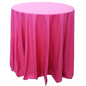 Pink Linen Tablecloth