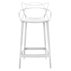 White Master Barstool
