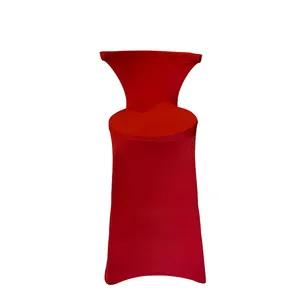 Red Barstool Stretch Covers