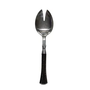 Serving Fork with Short Black Handle
