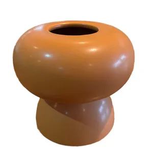 Brown Art Deco Vase