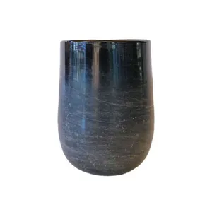 Black Sand Vase - Short