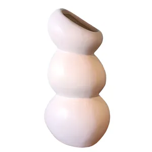 White Pebble Vase