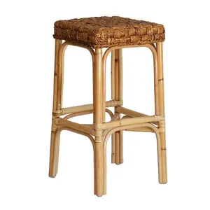 Banana Rattan Barstool