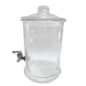 Glass Juice Urns - Rounded