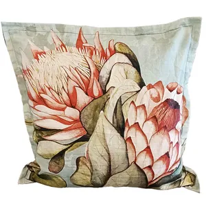 Sage Green Protea Cushion Cover