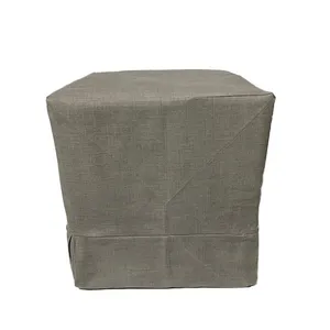Grey Ottoman Cover
