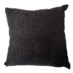 Black Corduroy Cushion Cover