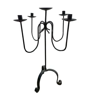 Black Wrought Iron Candelabra