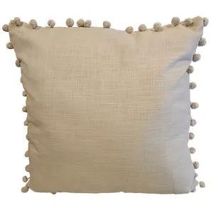 Cream Bauble Cushion Cover