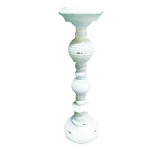 White Wooden French Bauble Candleholder