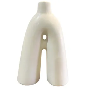 White Art Deco Vase 2