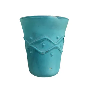 Greek Aqua Votive (Turquoise)