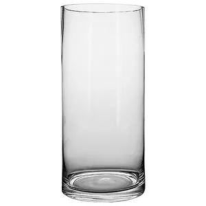 40x12cm Clear Glass Cylinder Vase