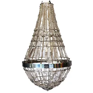 Crystal Teardrop Unlit Chandeliers 