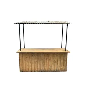 Pallet Bar with Galvanised Roof