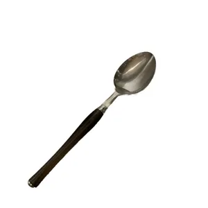 Serving Fork with Long Black Handle