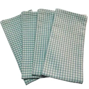 Green Gingham Napkins