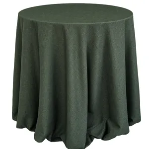 Green Linen Tablecloth