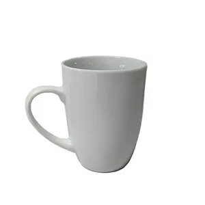 White Rounded Coffee Mug