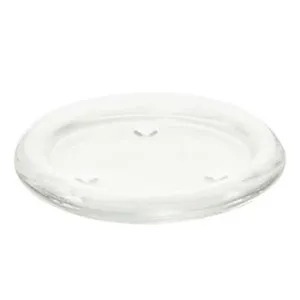Footed Clear Glass Pillar Candleholder