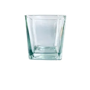 Clear Glass Square Votives 