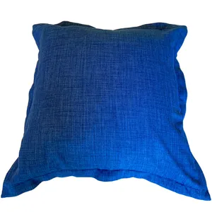 Blue Linen Cushion Cover