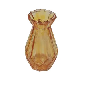 Orange Bottle Bud Vase - Medium