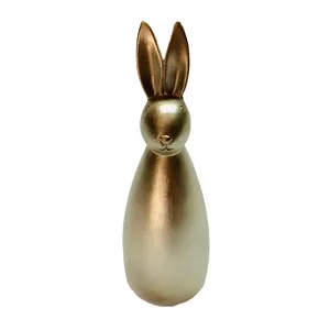 Gold Ceramic Bunny