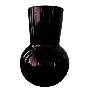 Black Flared Neck Vase