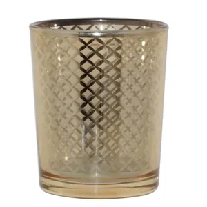 Gold Glass Votive