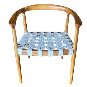 Leather & Wood Chair