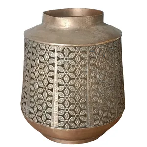 Copper Lantern Vase