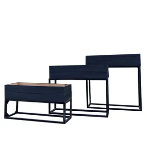 Set of 3 Planters on Stands
