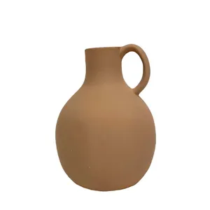 Terracotta Jug Candlestick - Medium