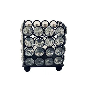 Crystal Beaded Square Votive