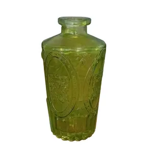 Green Bottle Bud Vase - Medium