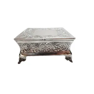 Silver Ornate Cake Stand - Small