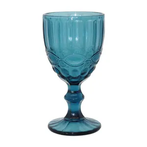 Easton Blue Wine Glass